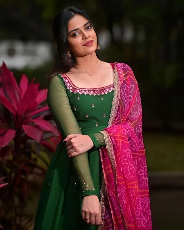 Star Pretty Look Kurti Dupatta Set - XL, Green