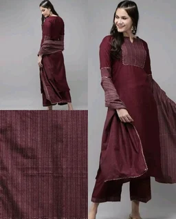 Daily wear Women Kurta sets with dupatta - 2XL, Green