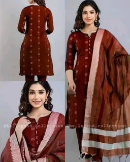 Khadi cotton daily wear kurta sets - Green, 3XL