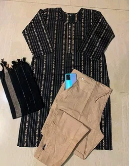 Daily wear Kurta sets - Black (5), XL