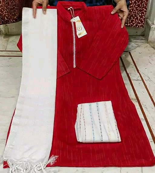 Khadi cotton daily wear kurta sets - M