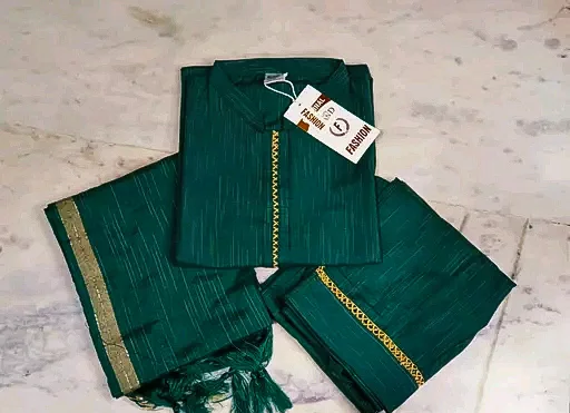 Khadi cotton daily wear kurta sets - M