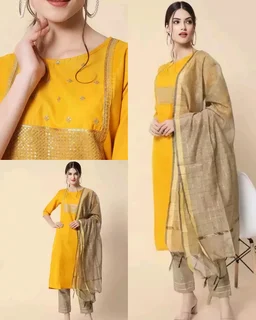 Daily Wear Kurta Set - Red, XL
