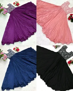 Trendy Embroidered Work and Beautiful - Pista, S