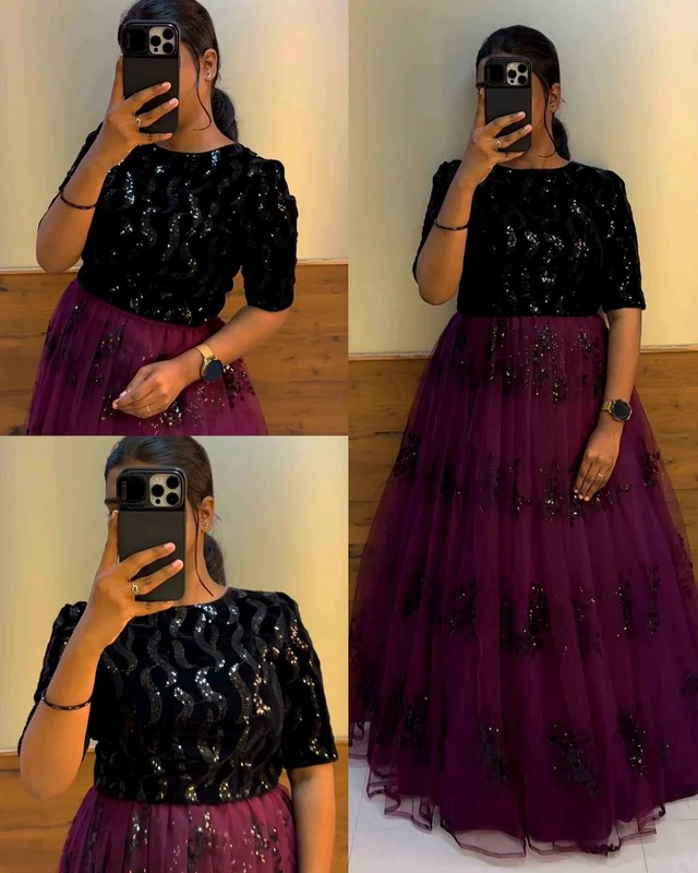 Pongal launch party wear lehenga - Red, XS