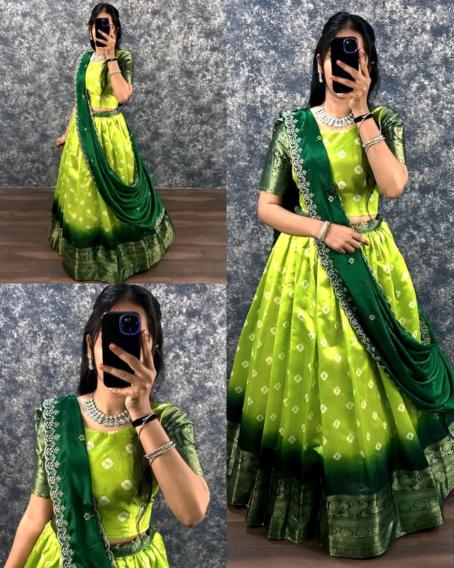 PONGAL SPECIAL - Free Size, Green