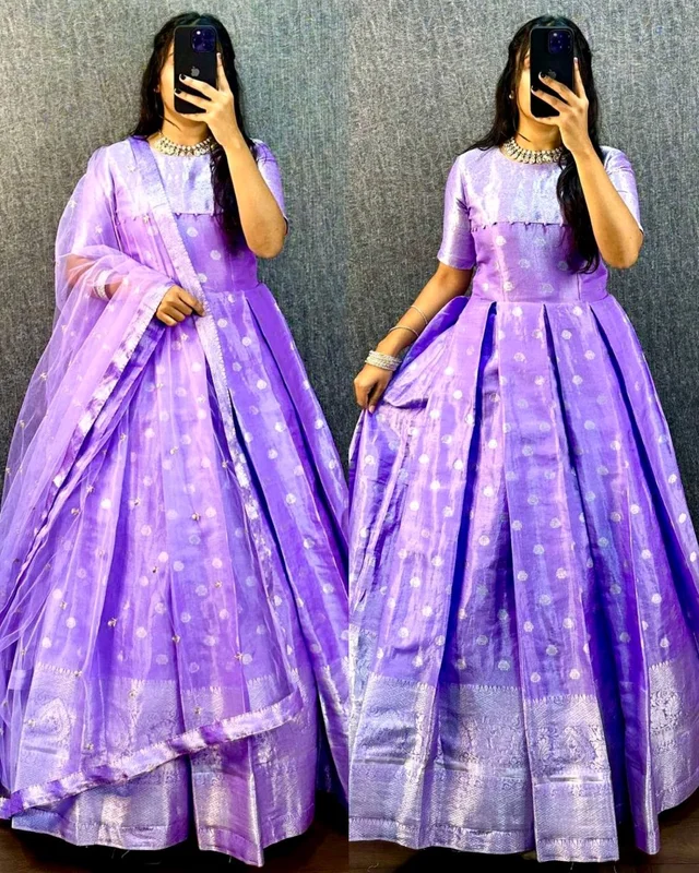 TRENDY UPCOMING PONGAL COLLECTION - Violet, S