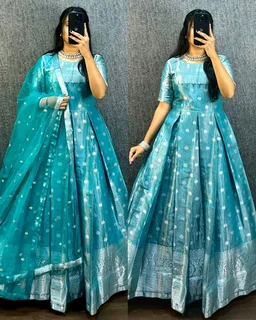 TRENDY UPCOMING PONGAL COLLECTION - Violet, S