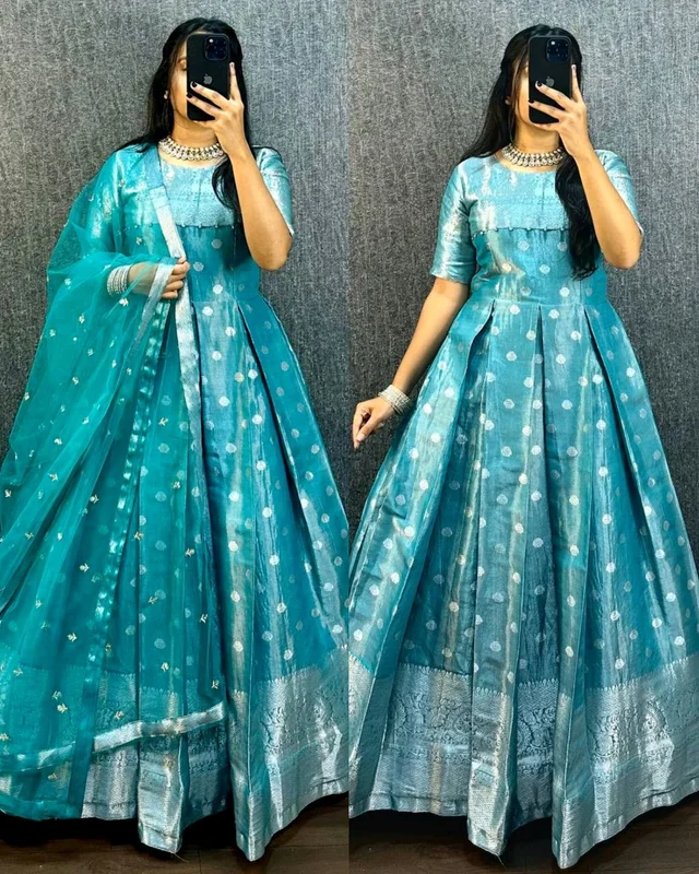 TRENDY UPCOMING PONGAL COLLECTION - Blue, S