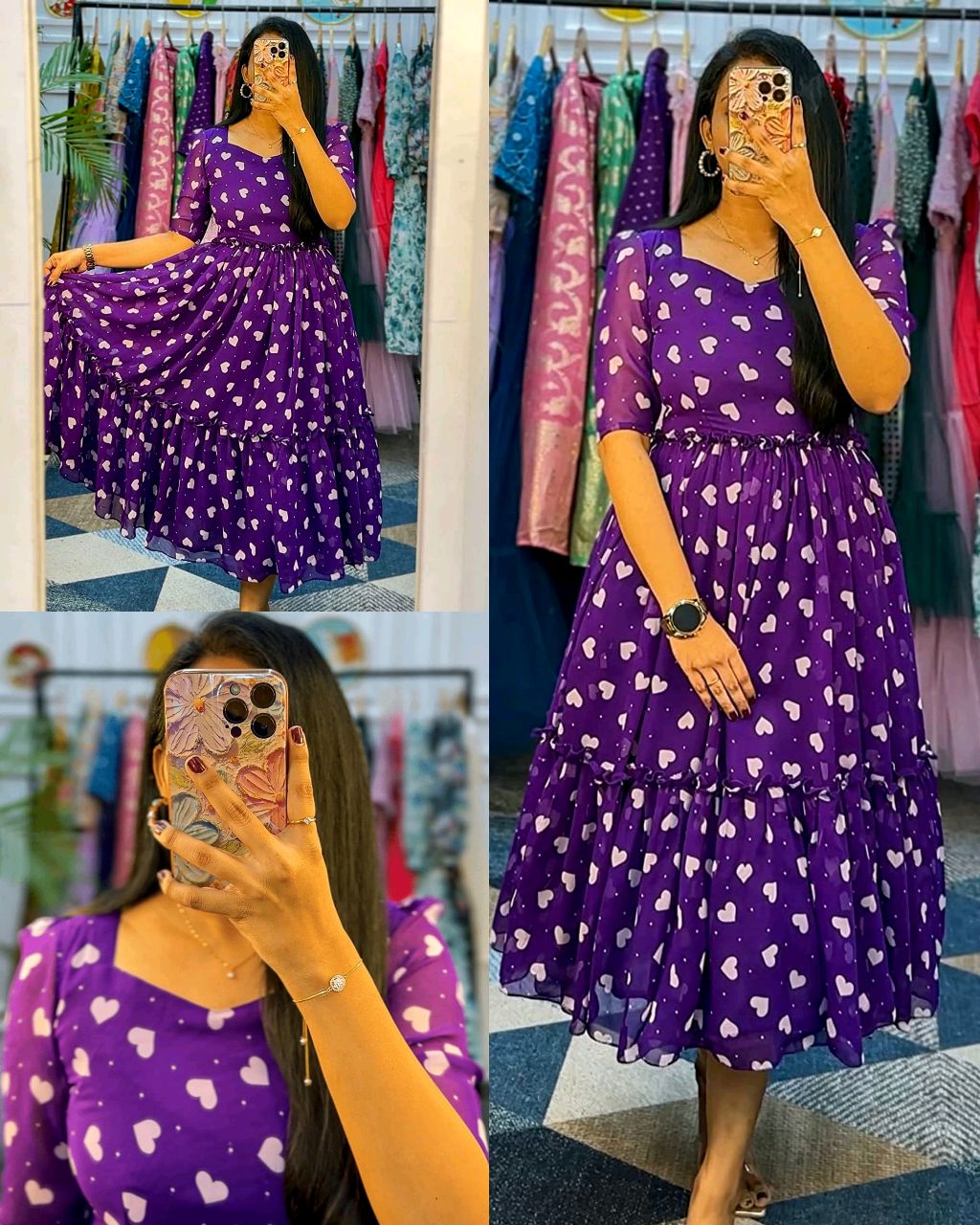 Lunching New Super Stylish And Trendy Maxi - Pigment Indigo, M