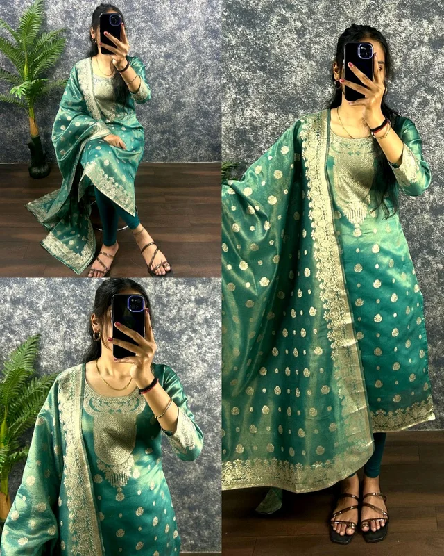 New Launching Pongal Festival - Teal, XL