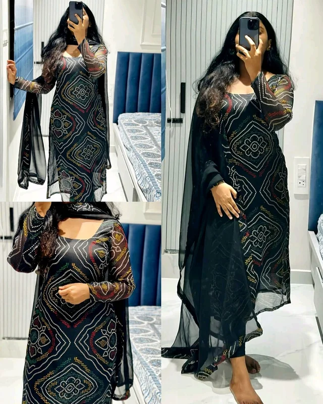 Mastani One-Piece Dress - Fully Stitched Ready to Wear - 2XL