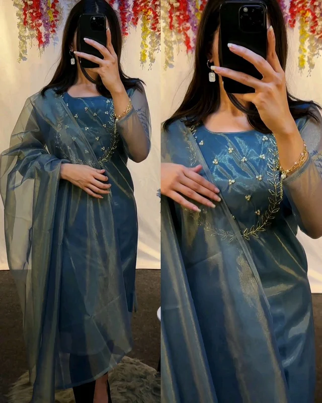 Trending Sparkle Handwork look for Festival Wear - Nevada, L