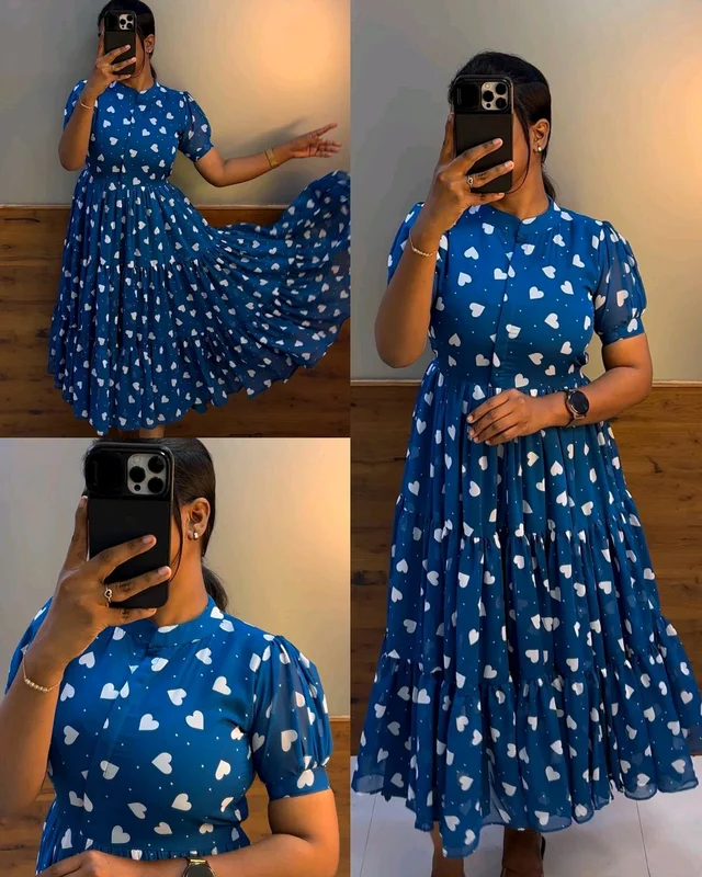 Valentine’s Day special Heart Midi - Fun Blue, 5XL