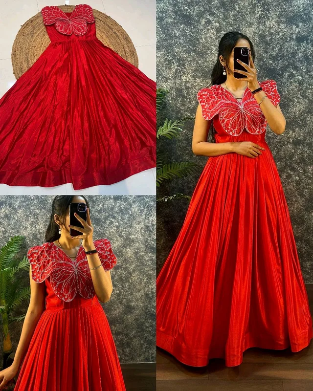 NEW LAUNCHING BUTTERFLY ๐ฆ MOM DAUGHTER Combo ( SEPERATE order) - Red, 3XL