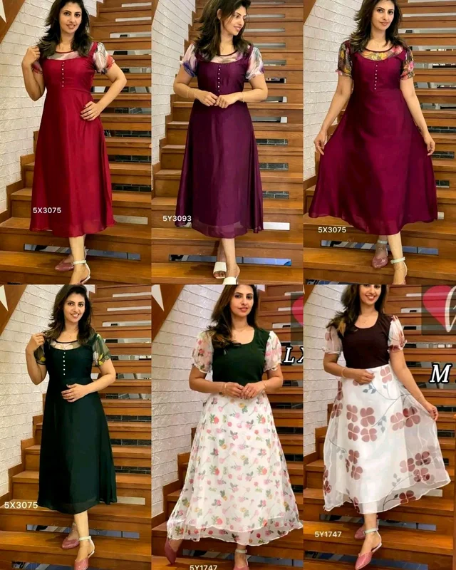 New Trending Stylish Womens Dress - Tyrian Purple, L