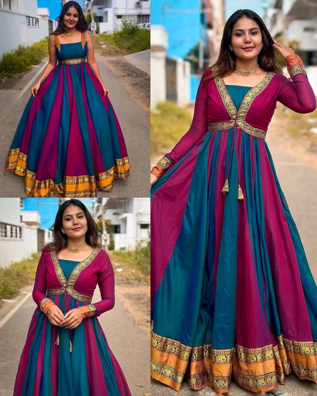 Introducing New Designer Removable Jacket Gown - XL