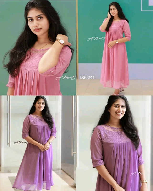 Trendy Creation kurti - Mauve, M