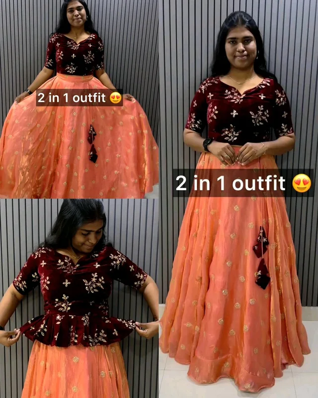 2 in 1 Cute Wear outfit - M