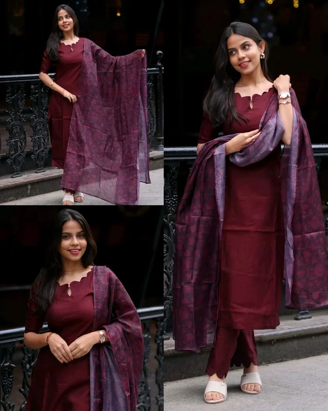 Elite Look Fashion And Style Presents Salwar suit Set - L