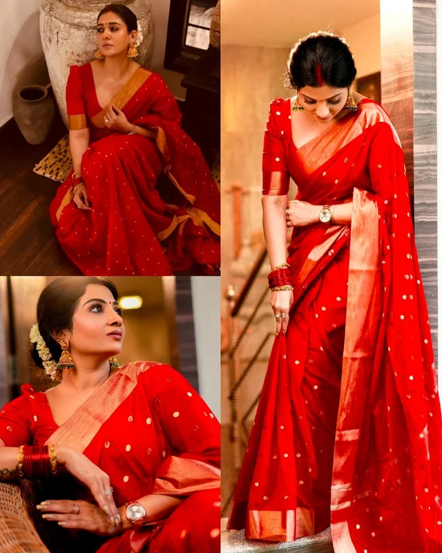 Nayanthara mam inspired Organza soft saree
- Free Size