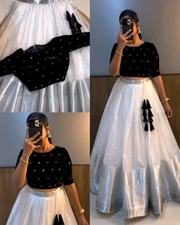 Trendy Fully Stitched Beautiful Crop top + Skirt Only
- Mauve, S
