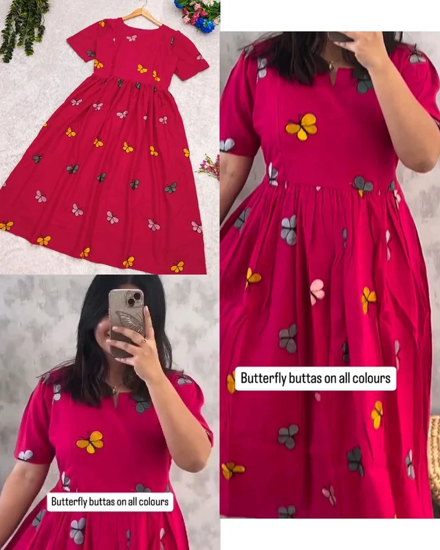 Amazing surprise MOM’s BUTTERFLY Feeding Gown
- Razzmatazz, S