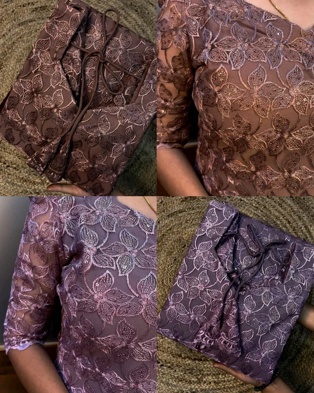 Trendy Kurti + dupata - Choco, 5XL