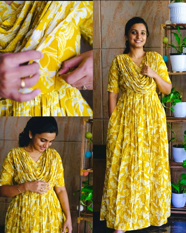 MAXI STYLE FEEDDING WITH DUPATTA ATTACHED
- XL