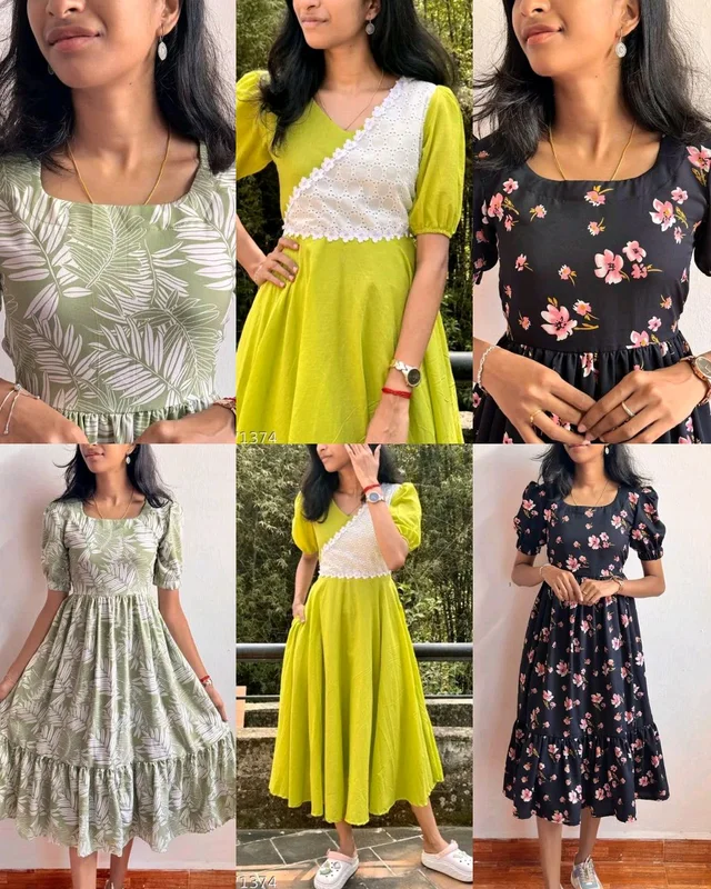 Introducing Beautiful prints of pure and rich Soft Cotton - Lemon Yellow, M