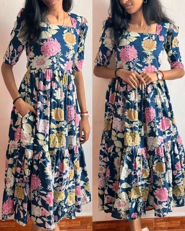 Introducing Beautiful prints of pure and rich Soft Cotton - S, Pink