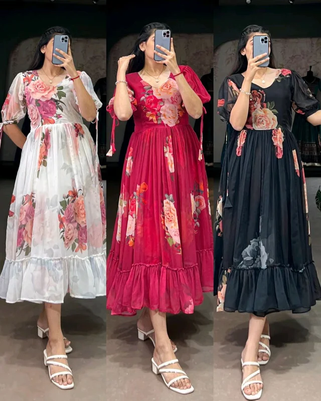 BEAUTIFUL FLORAL MAXI 🌺 🌺 - White, L