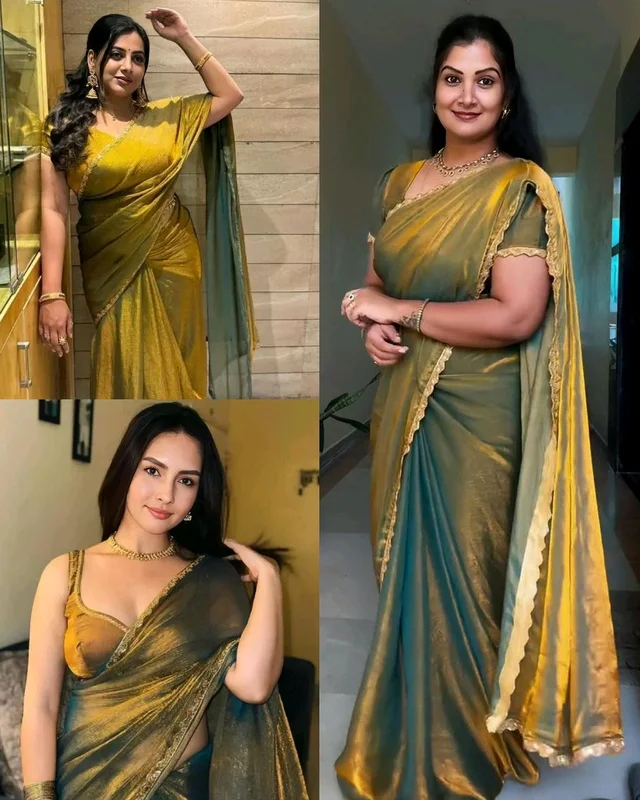 Trendy Pretty Saree - Free Size