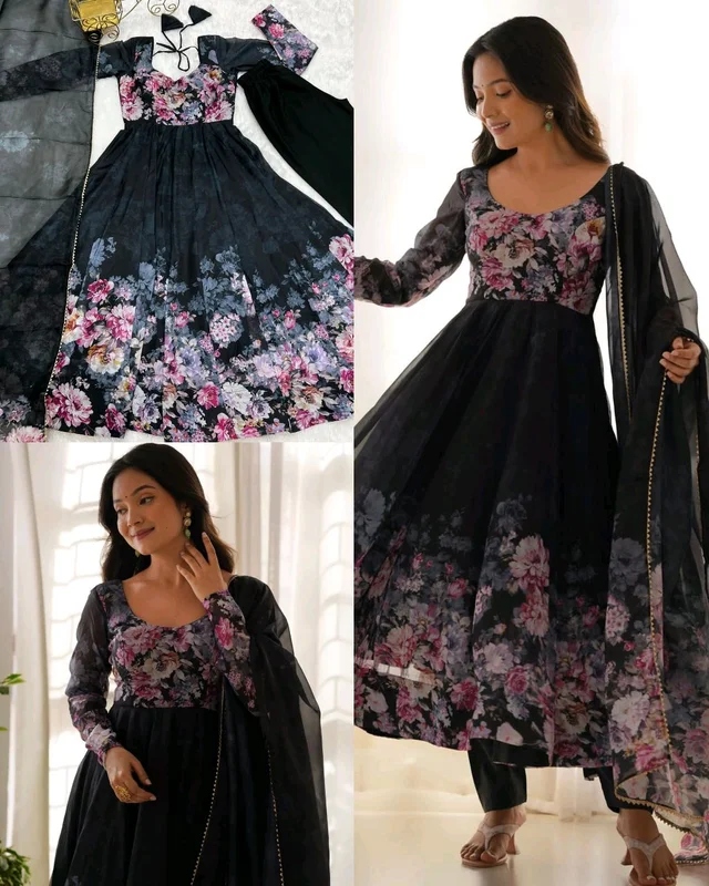 Beautiful look outfit is perfect for upcoming festivities and weddings
- Black, L