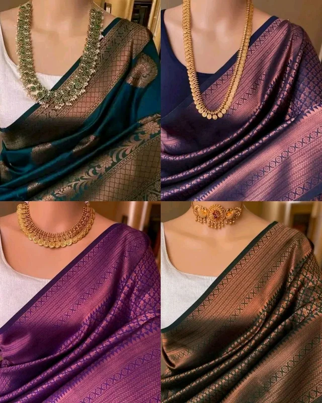 Trendy Pretty Saree - Green, Free Size