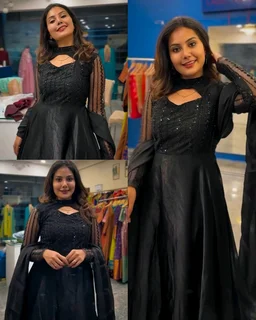 New Way Style & Unique Design New Anarkali Suit
- Maroon, M