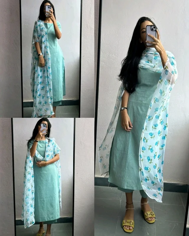 Trendy Beautiful Women Kurta Set - M