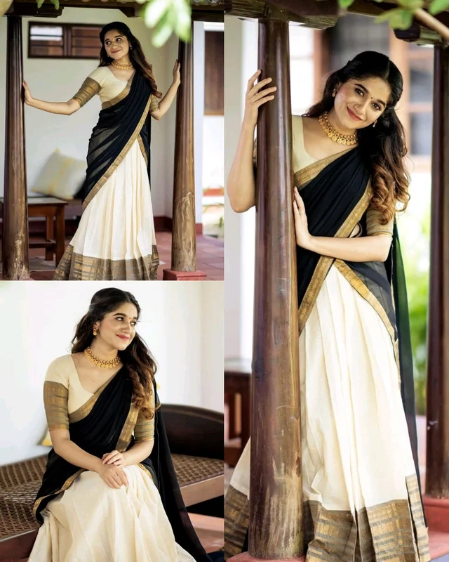 South Indian Traditional Half Saree
- Green, Free Size
