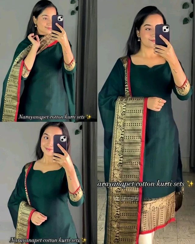 New Super Trendy Traditional Outfit - Green, 3XL