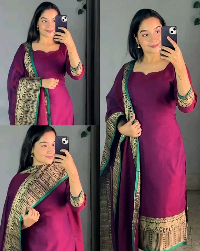 New Super Trendy Traditional Outfit - Royal Heath, S