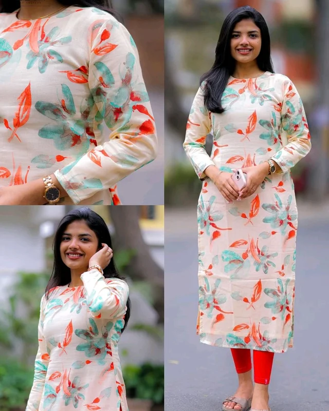 Trendy Pretty Casual Wear Women's Kurtis
- L