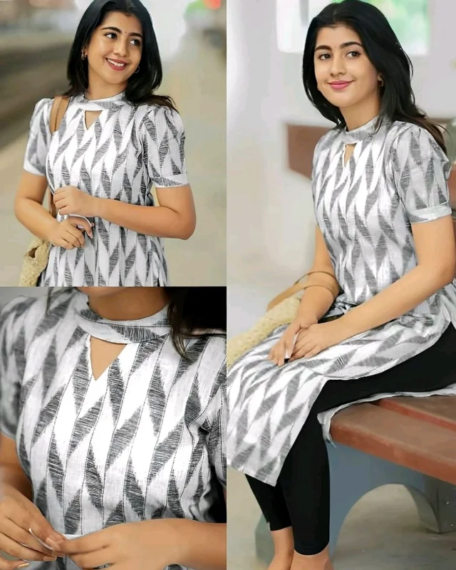 Trendy Pretty Casual Wear Women's Kurtis
- Black, S
