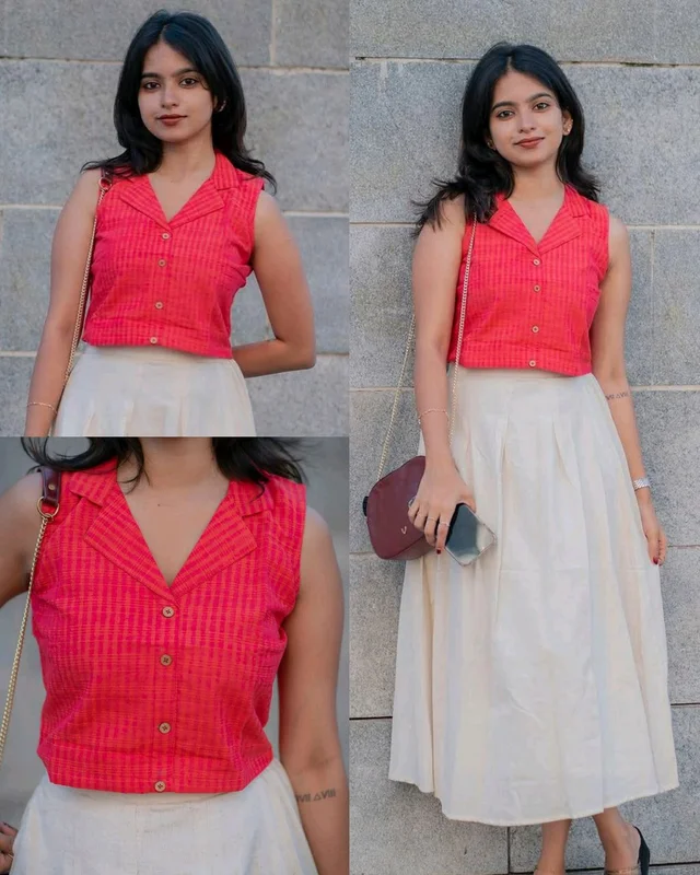 Trendy Summer Special New Skirt & Top Combo - S