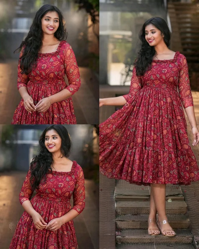 Classy Elegant Women Dresses - Bright Red, 2XL