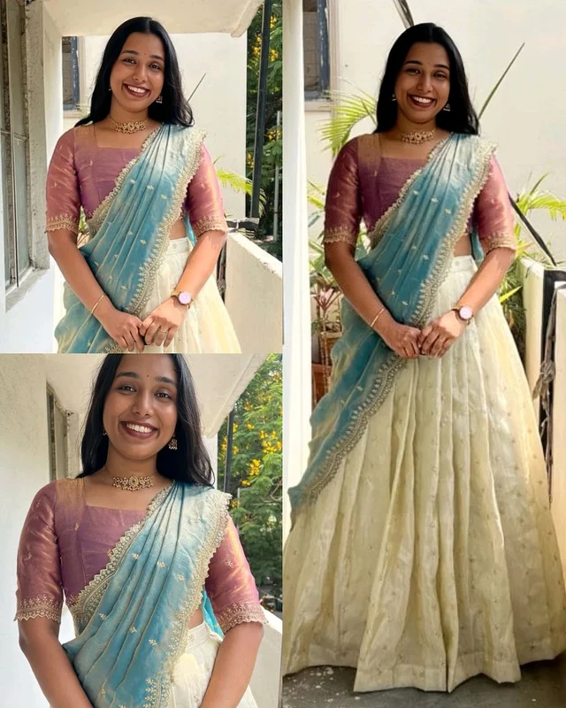 Trendy Viscose zari Tissue Silk Gold Zari Lehanga With Blouse Along With Embroidery Duppta🥰
- Free Size, Pink