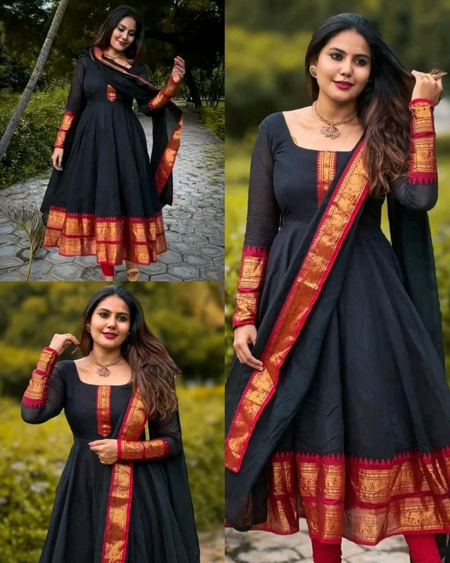 New Super Trendy Traditional Outfit - Black, M