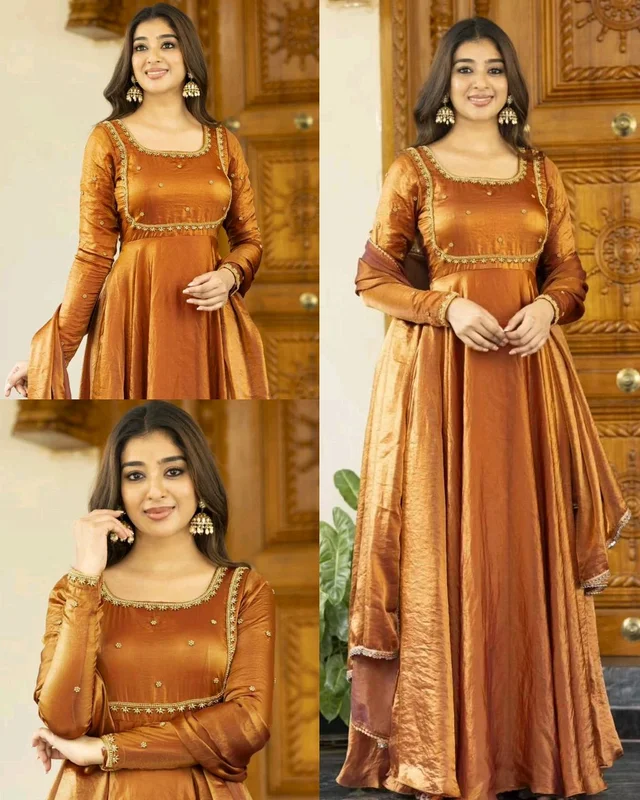 UPCOMING WEDDING SERIES GOWN WITH DUPATTA - L