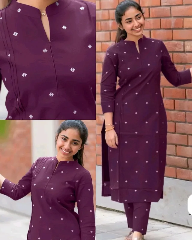 Launching exclusive Daily college & office wear Co-ord Set outfit relaxed & comfort fit - Purple, 2XL