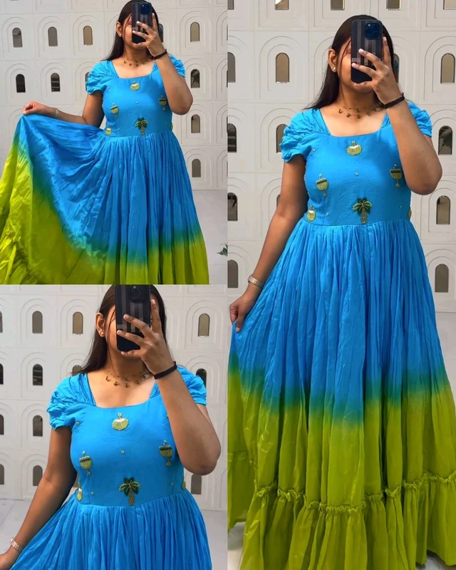 A Beautiful Blend Of elegance and Charm For This Party's and festival - 3XL