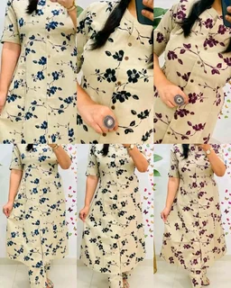 Launching Designer Co-Ords set in *Aline kurti pattern paired with Ankle length pant - Red, M